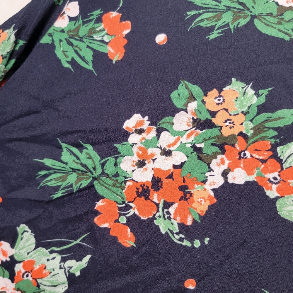 Zara Basic Collection Size Large Flower Covered B… - image 8